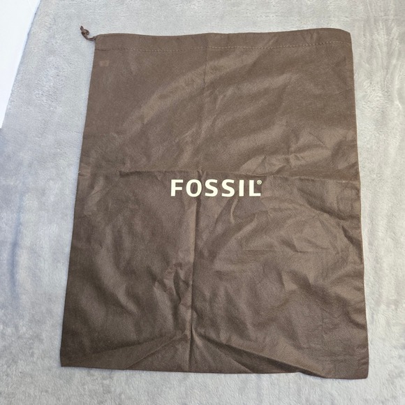 Fossil Handbags - Fossil Brown Drawstring Dust Bag Handbag Storage Cover 15.5x19.5 Large